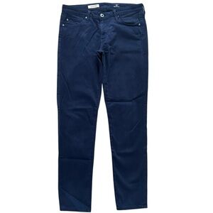 AG Adriano Goldschmied Pants 27 Blue The Stevie Ankle Slim Straight Stretch USA